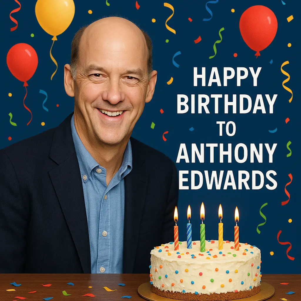 Birthday of Anthony Edwards