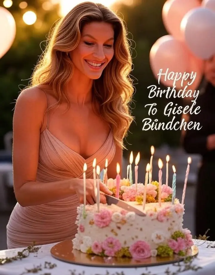 Birthday of Gisele Bündchen
