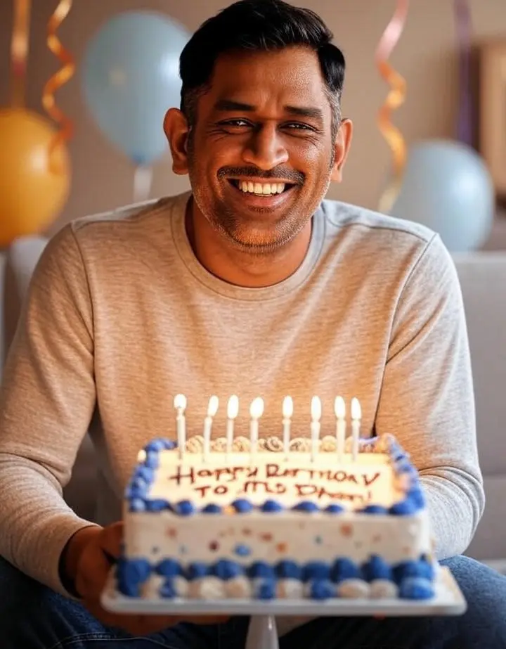 Birthday of MS Dhoni