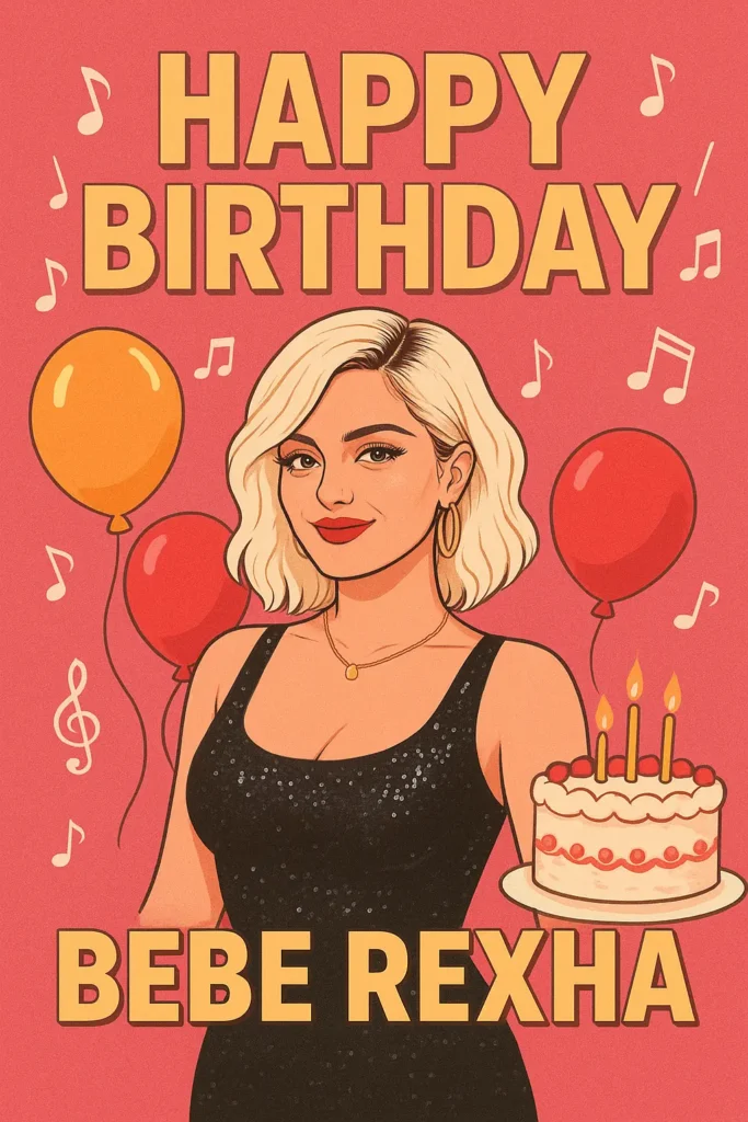 Birthday Wishes Messages for Bebe Rexha