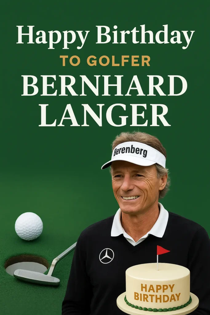 Birthday Wishes Messages for Bernhard Langer