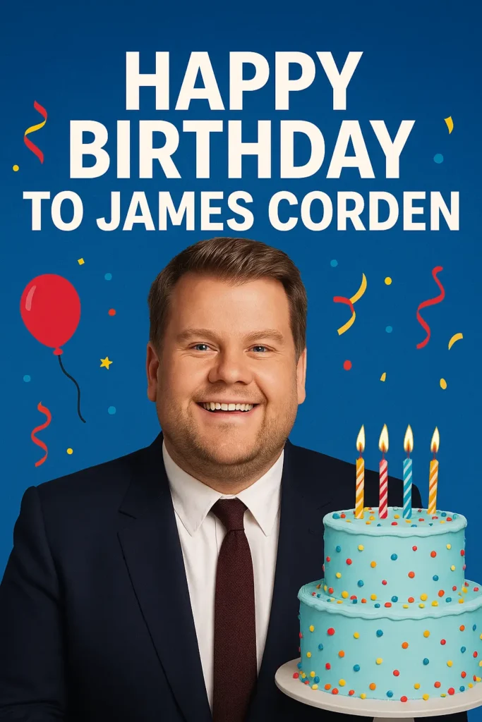 Birthday Wishes Messages for James Corden