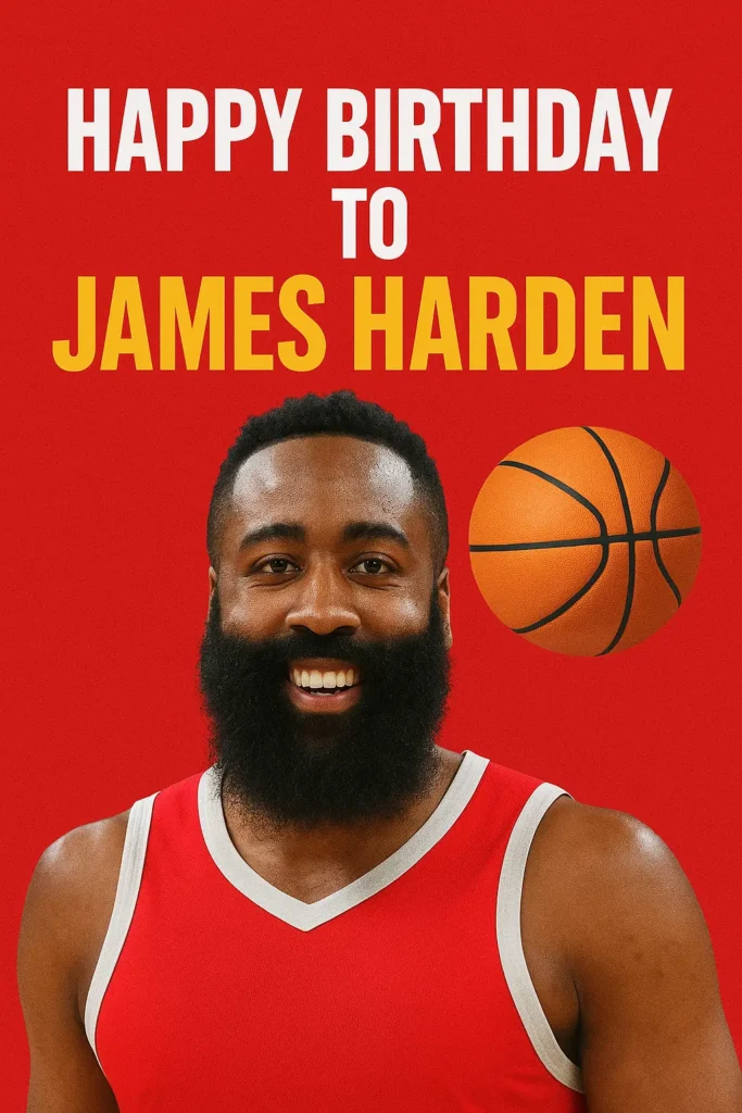 Birthday Wishes Messages for James Harden