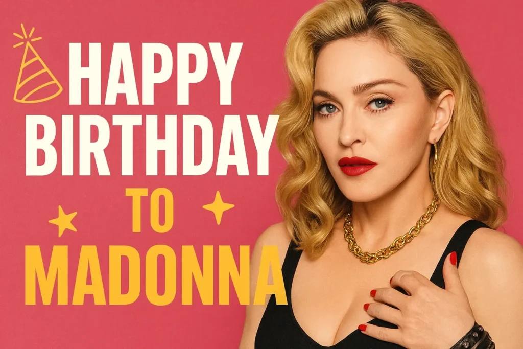 Birthday Wishes Messages for Madonna