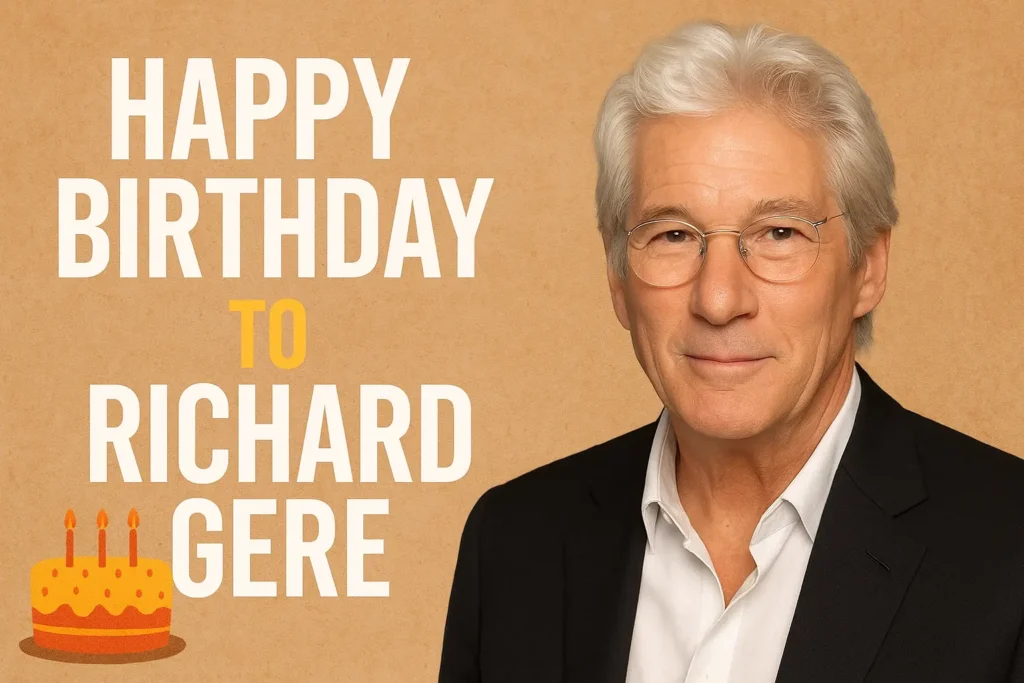 Birthday Wishes Messages for Richard Gere