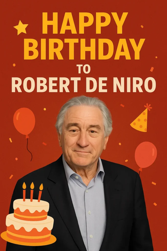 Birthday Wishes Messages for Robert De Niro
