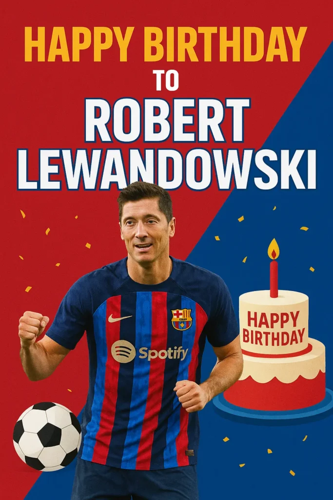 Birthday Wishes Messages for Robert Lewandowski