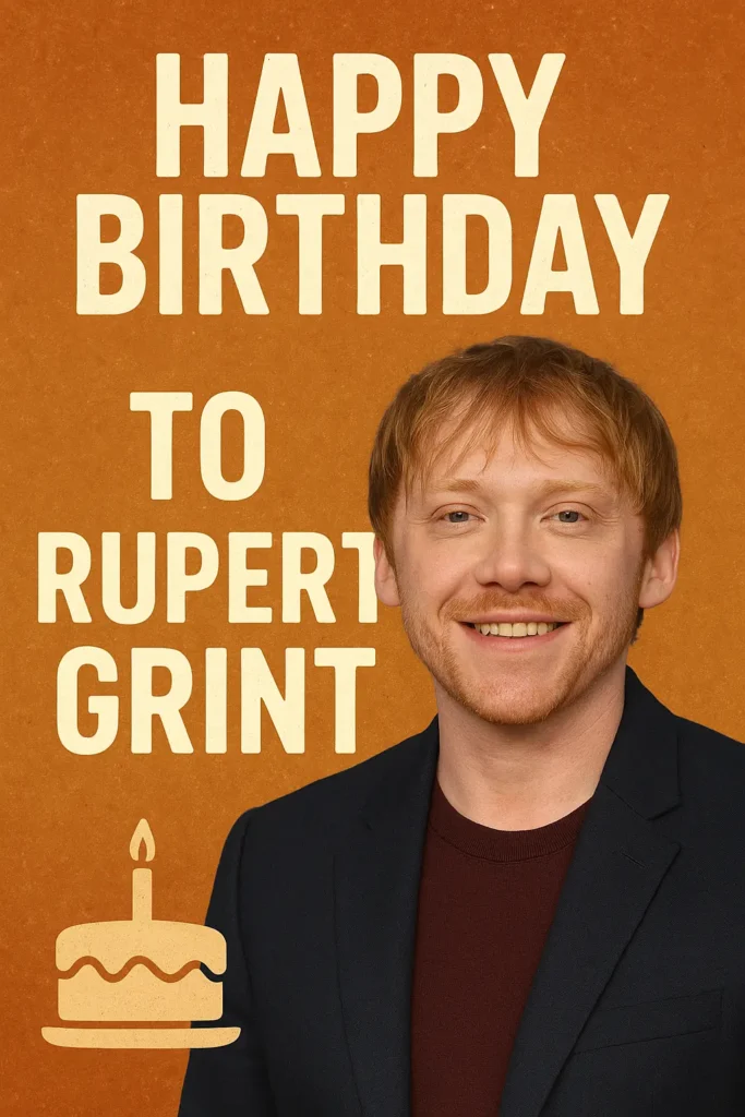Birthday Wishes Messages for Rupert Grint