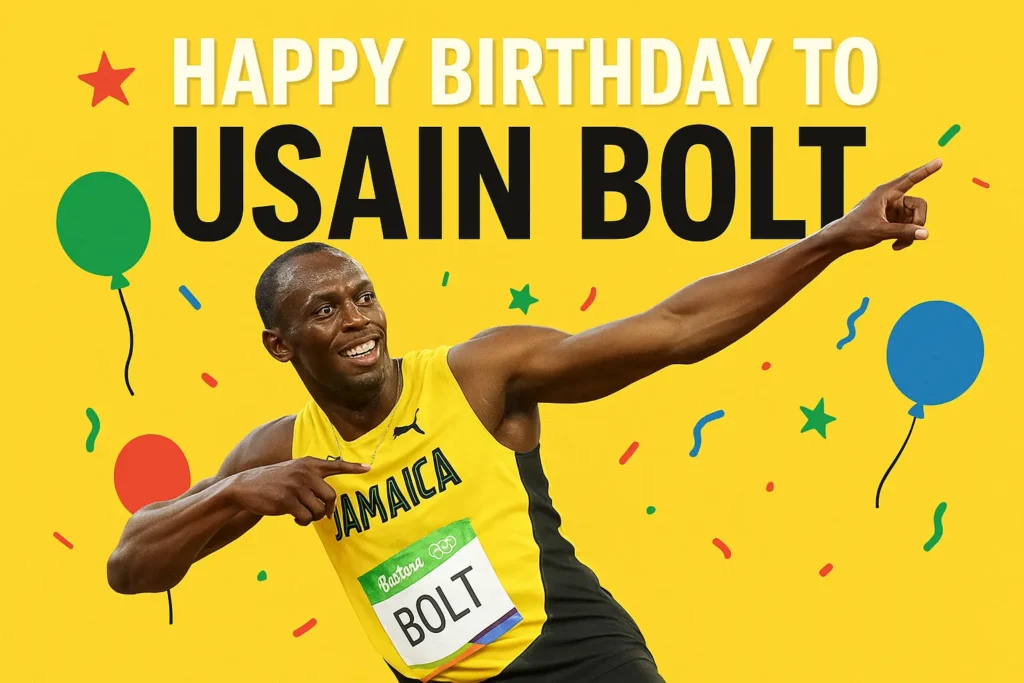 Birthday Wishes Messages for Usain Bolt