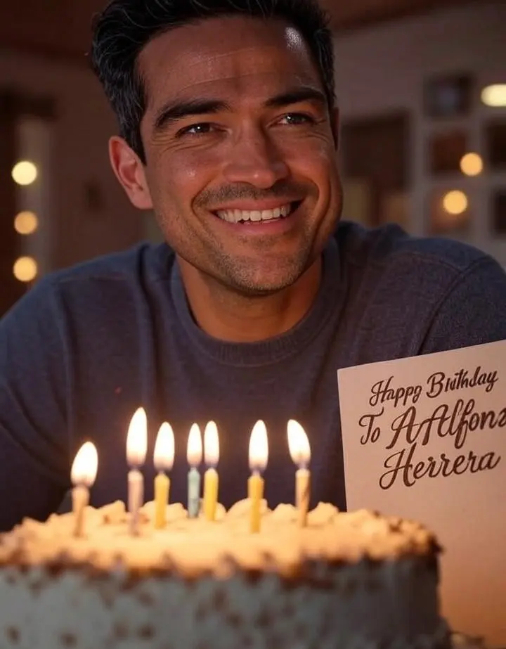 Birthday of Alfonso Herrera