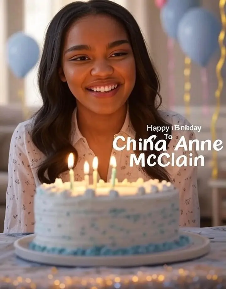 Birthday of China Anne McClain