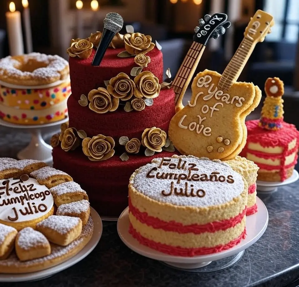Birthday Cake Ideas for Julio Iglesias