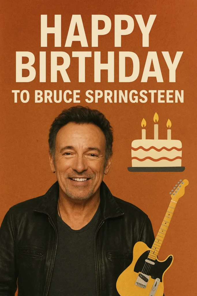 Birthday Wishes Messages for Bruce Springsteen