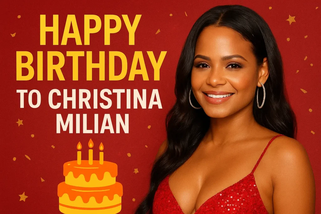 Birthday Wishes Messages for Christina Milian