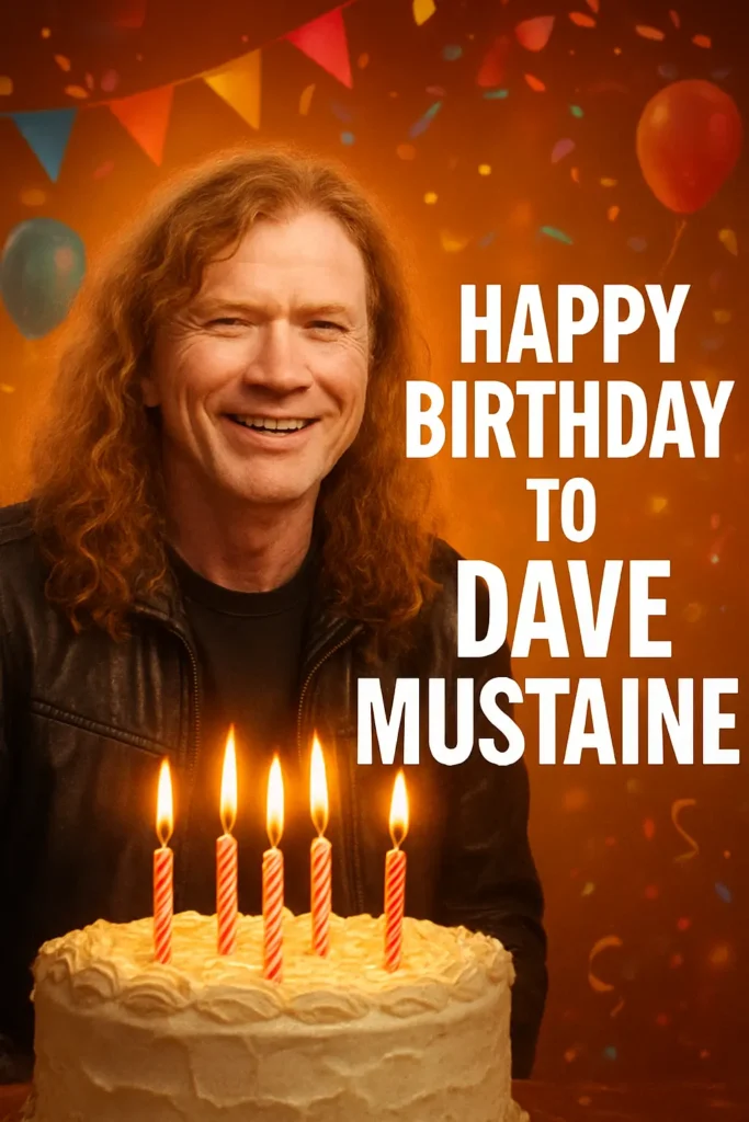 Birthday Wishes Messages for Dave Mustaine
