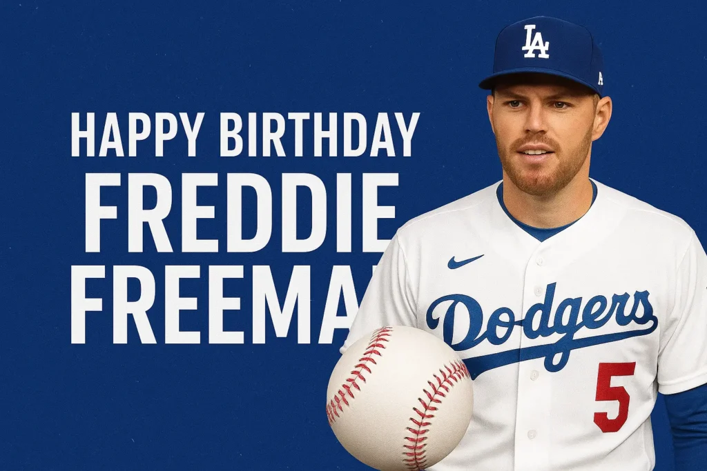 Birthday Wishes Messages for Freddie Freeman