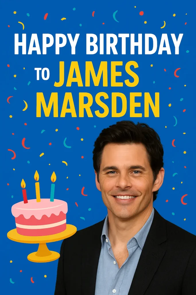Birthday Wishes Messages for James Marsden
