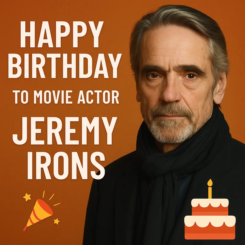 Birthday Wishes Messages for Jeremy Irons