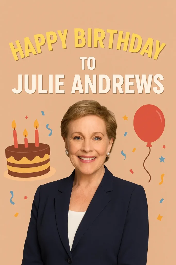 Birthday Wishes Messages for Julie Andrews