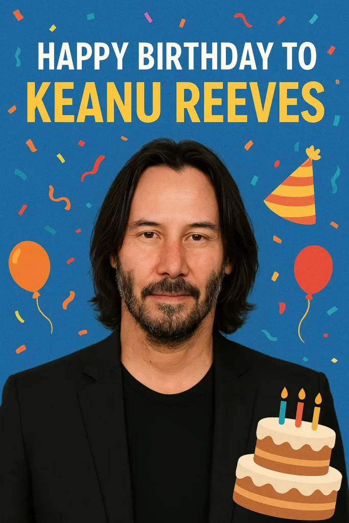 Birthday Wishes Messages for Keanu Reeves