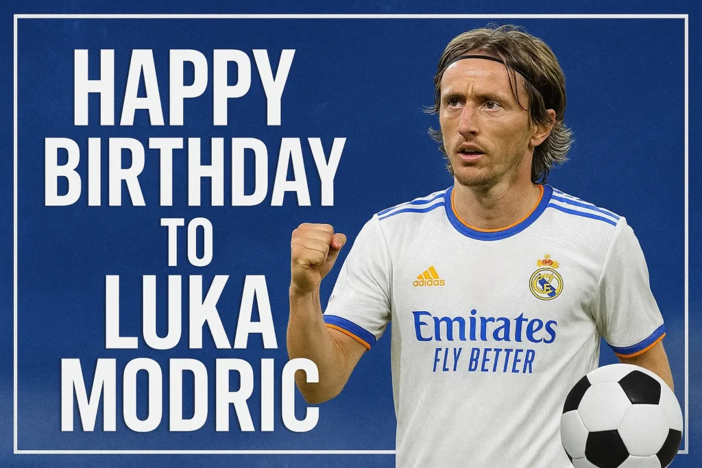 Birthday Wishes Messages for Luka Modric 1