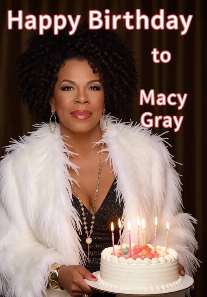Birthday Wishes Messages for Macy Gray