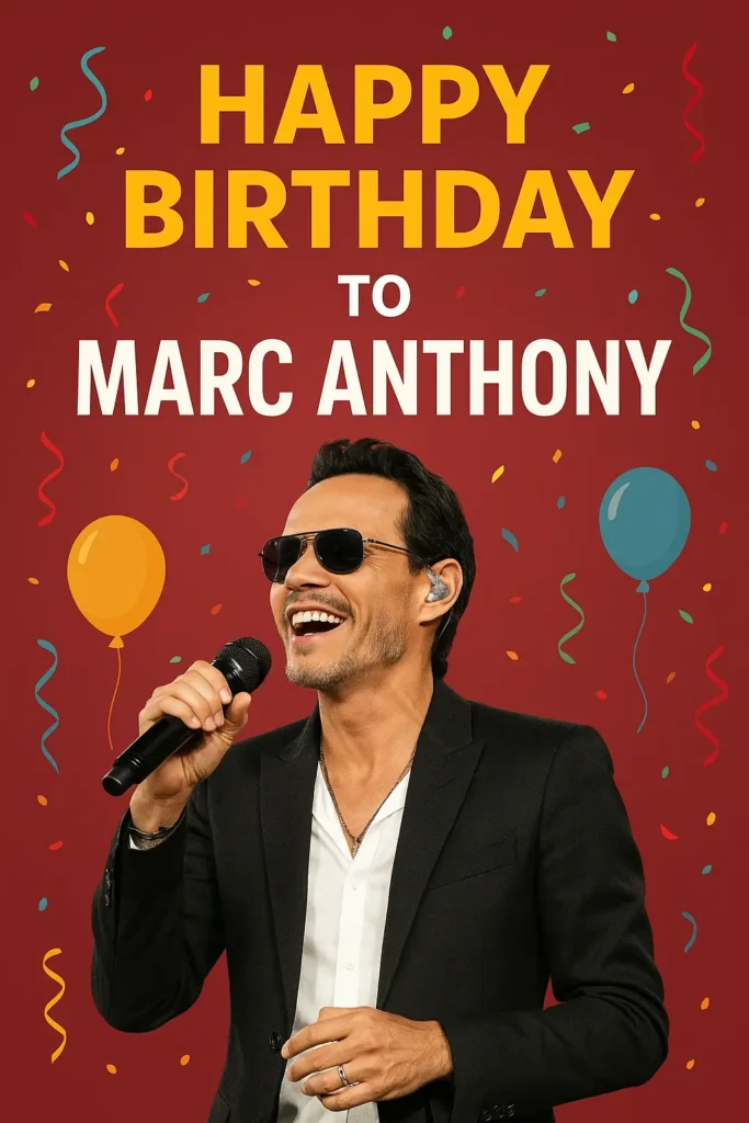 Birthday Wishes Messages for Marc Anthony