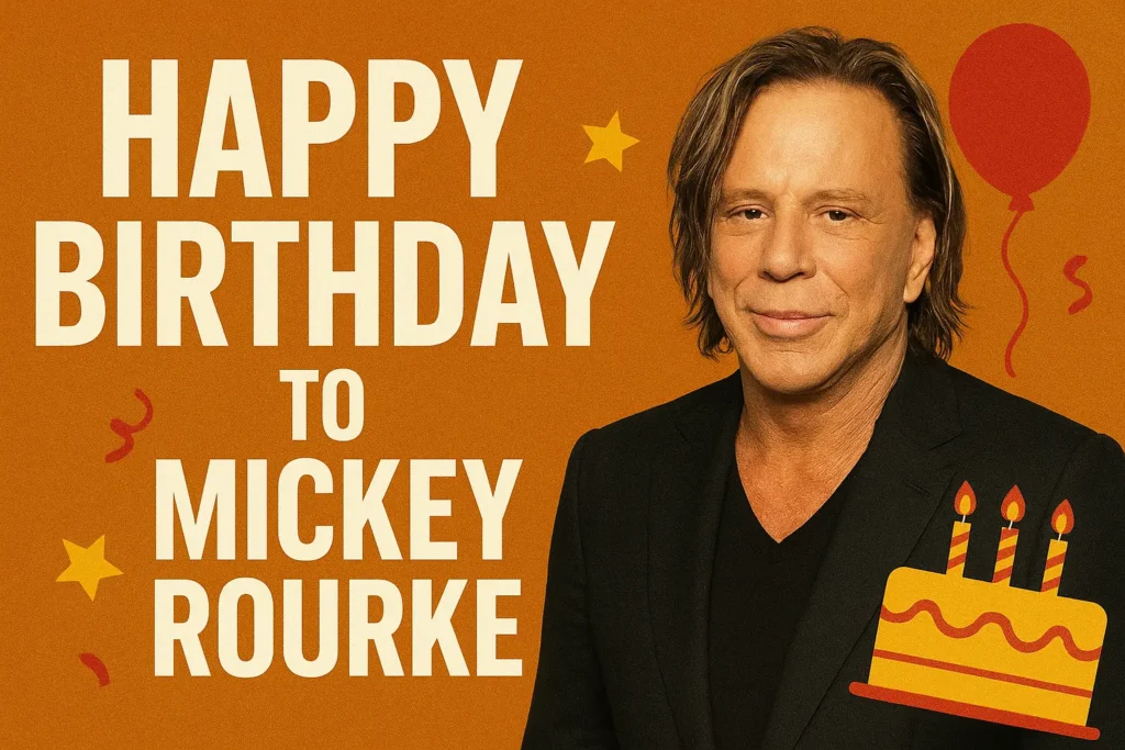 Birthday Wishes Messages for Mickey Rourke