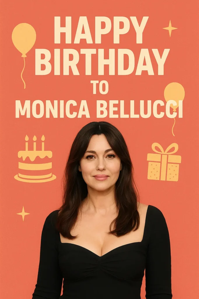 Birthday Wishes Messages for Monica Bellucci