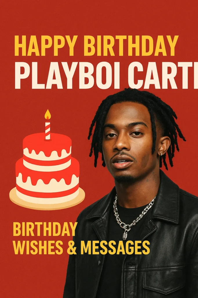 Birthday Wishes Messages for Playboi Carti
