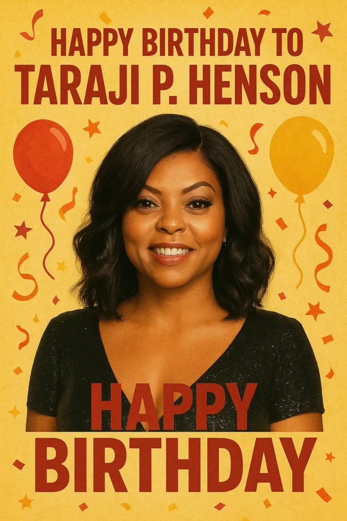 Birthday Wishes Messages for Taraji P. Henson
