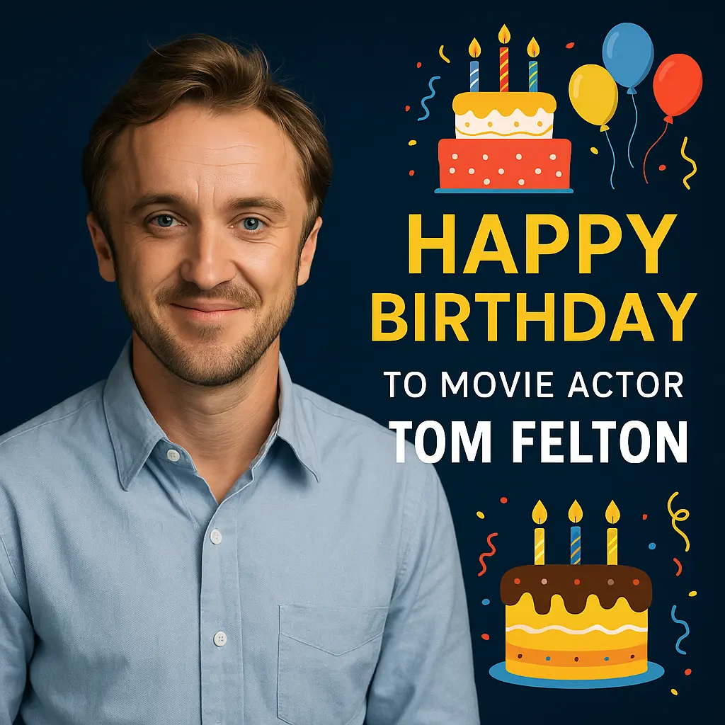 Birthday Wishes Messages for Tom Felton