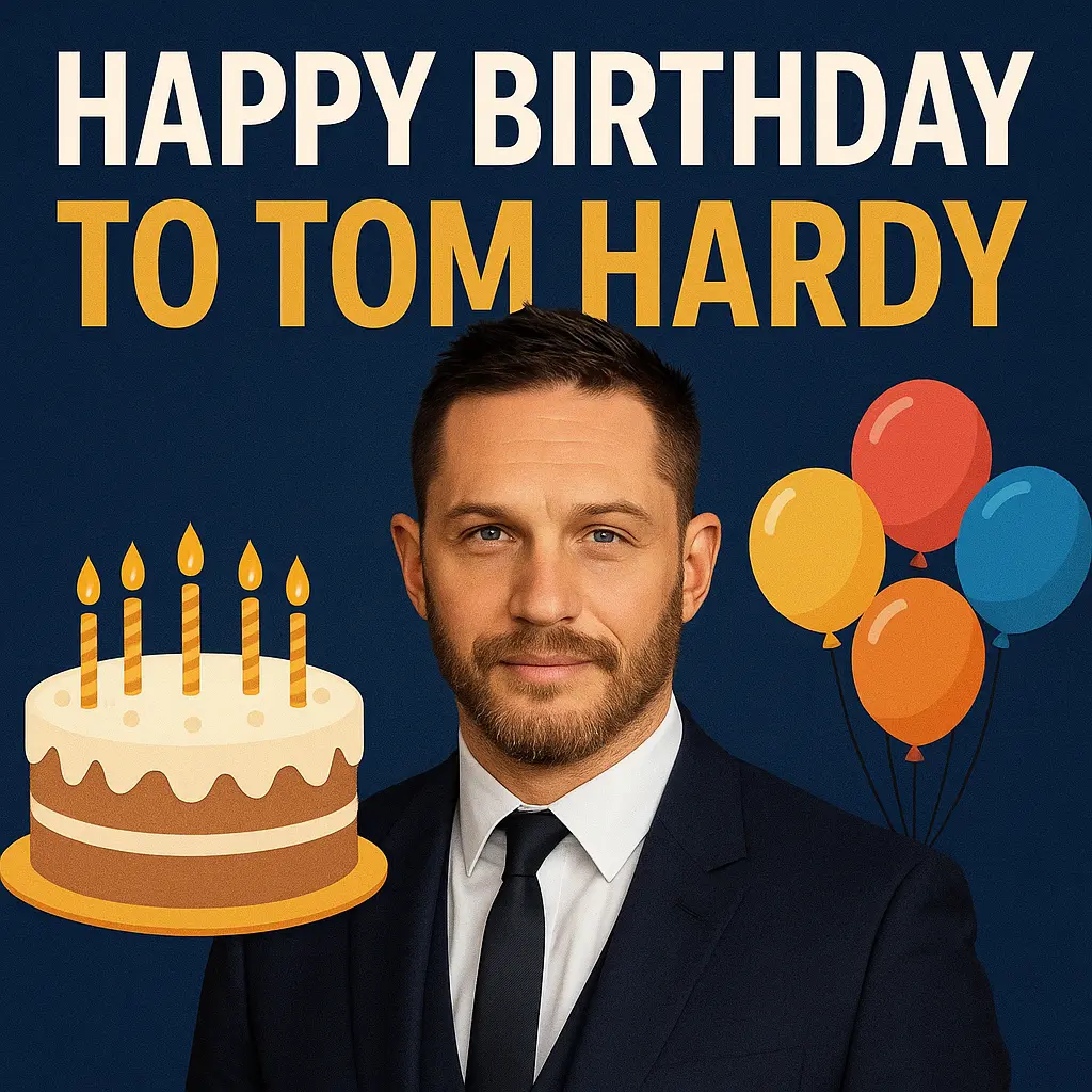 Birthday Wishes Messages for Tom Hardy