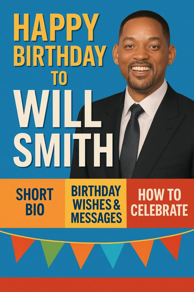 Birthday Wishes Messages for Will Smith