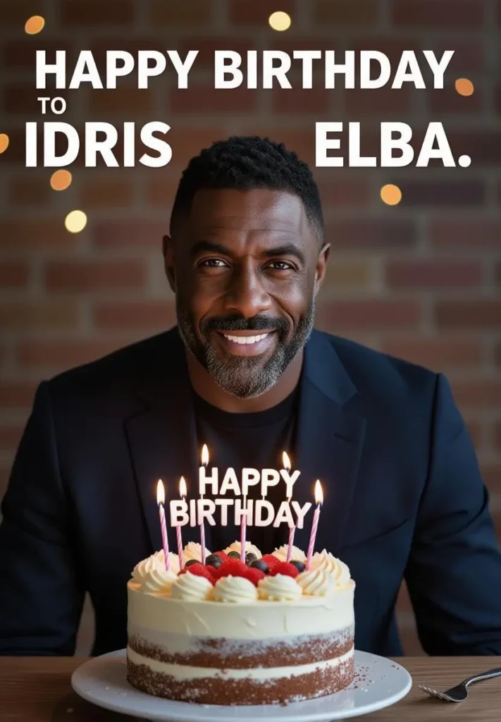 Birthday of Idris Elba