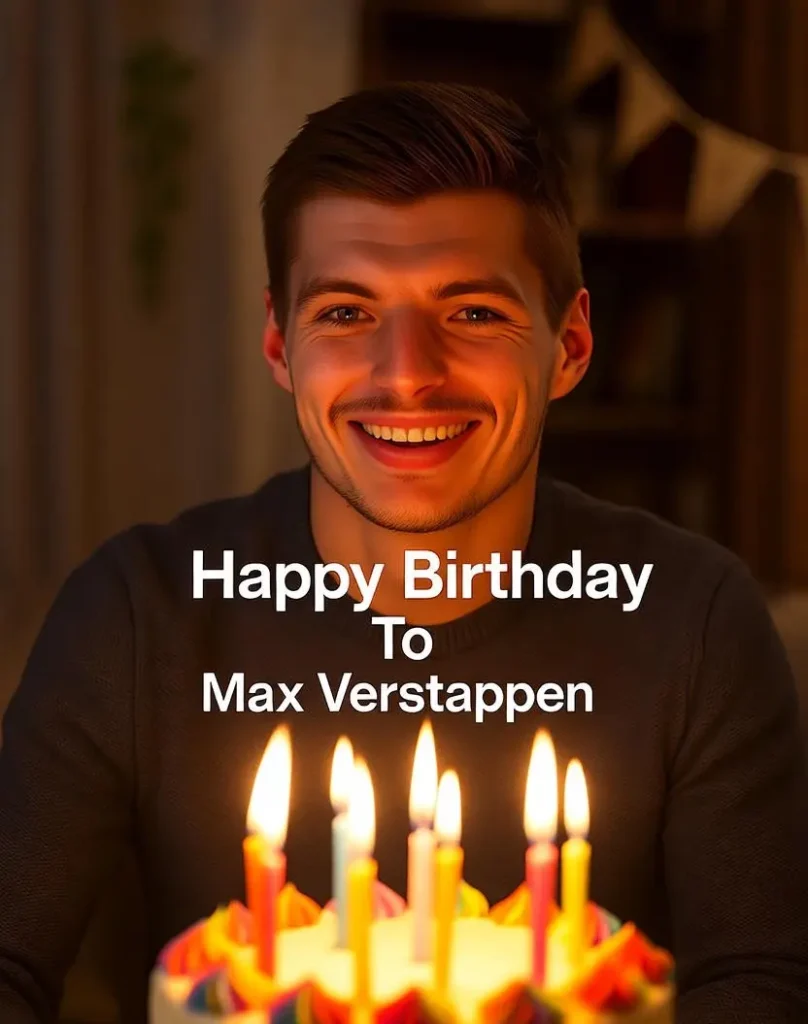 Birthday of Max Verstappen