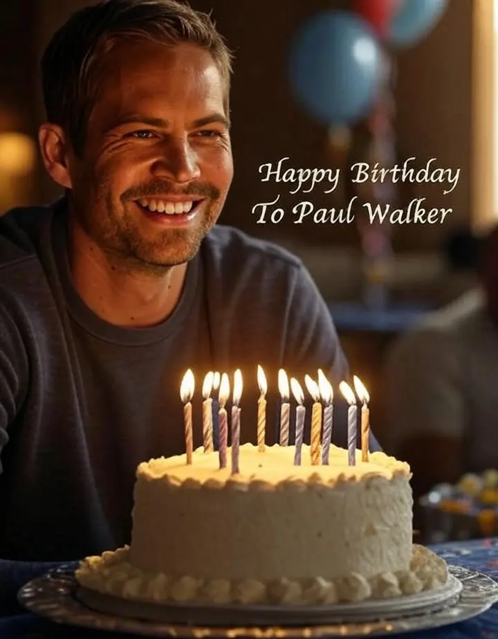 Birthday of Paul Walker