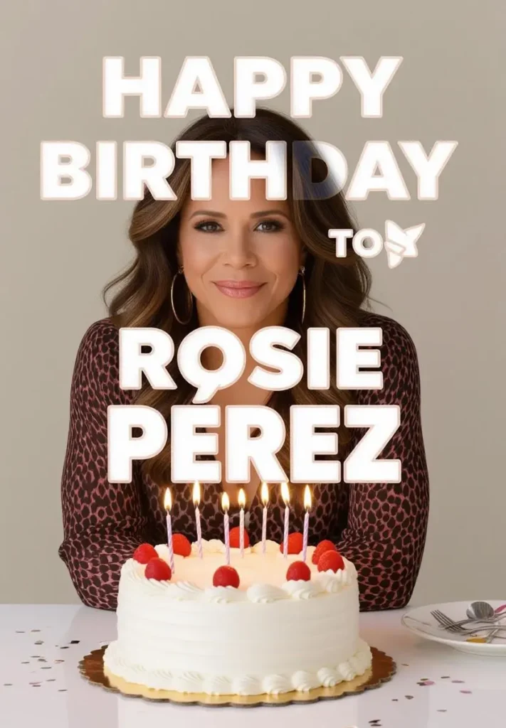 Birthday of Rosie Perez