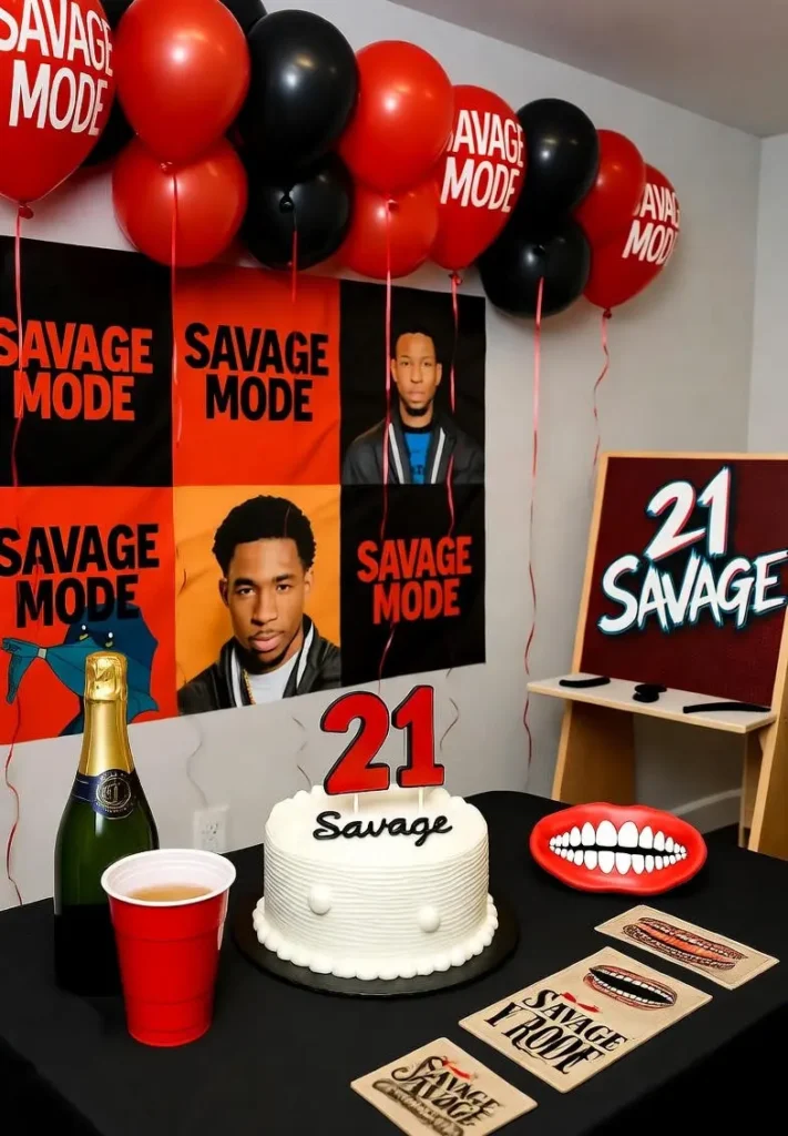 Arrange a Fan Party for 21 Savage
