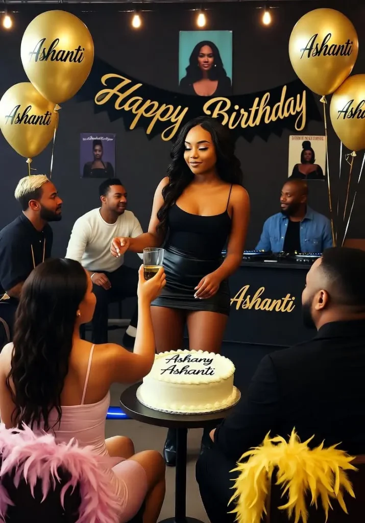 Arrange a Fan Party for Ashanti