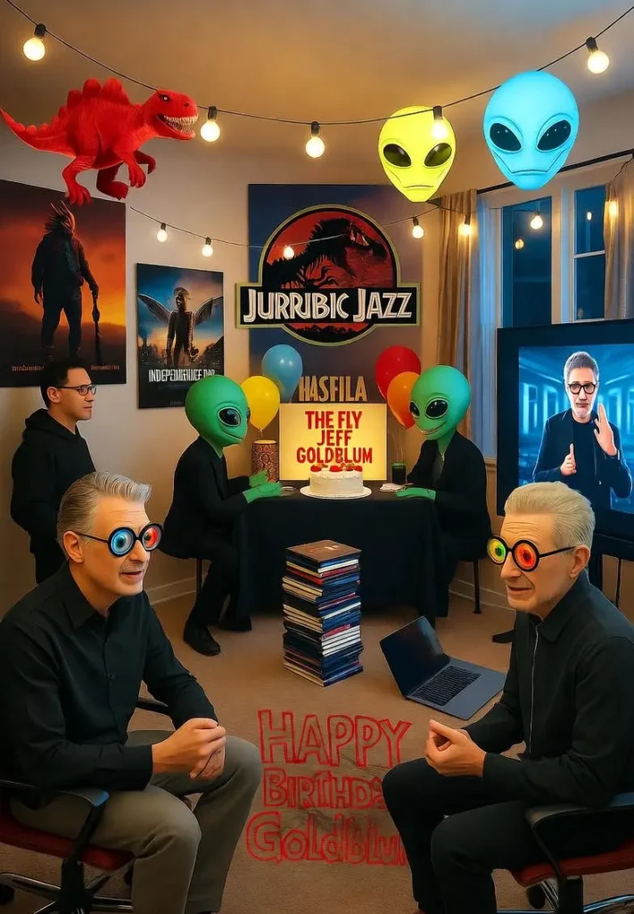 Arrange a Fan Party for Jeff Goldblum