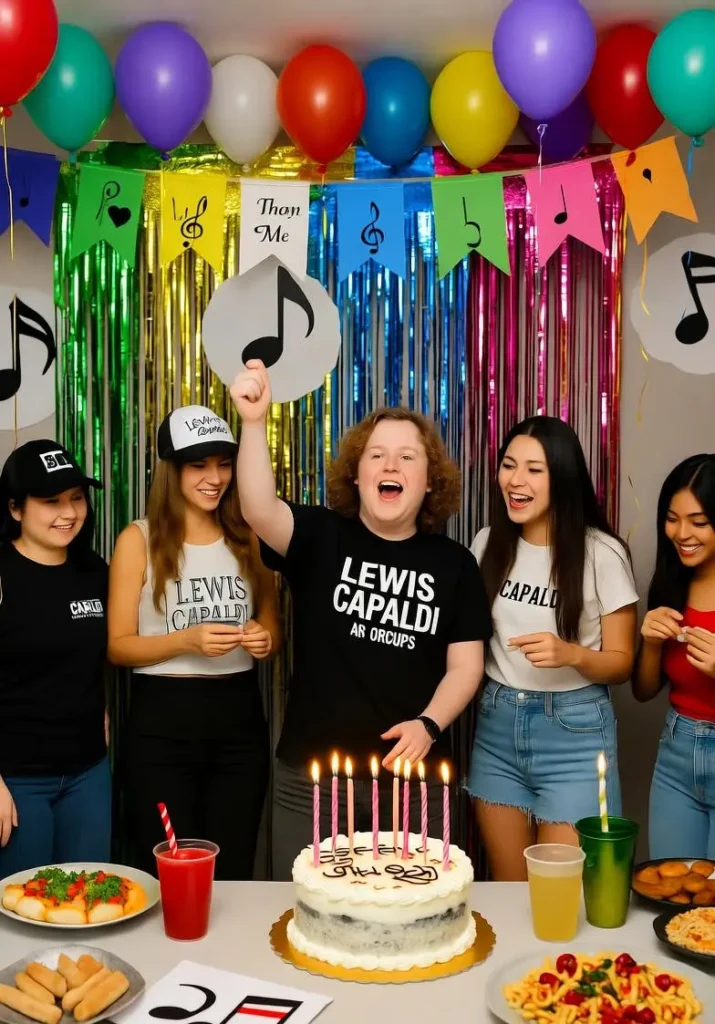 Arrange a Fan Party for Lewis Capaldi