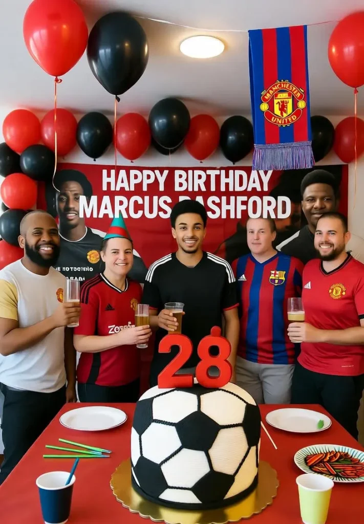 Arrange a Fan Party for Marcus Rashford