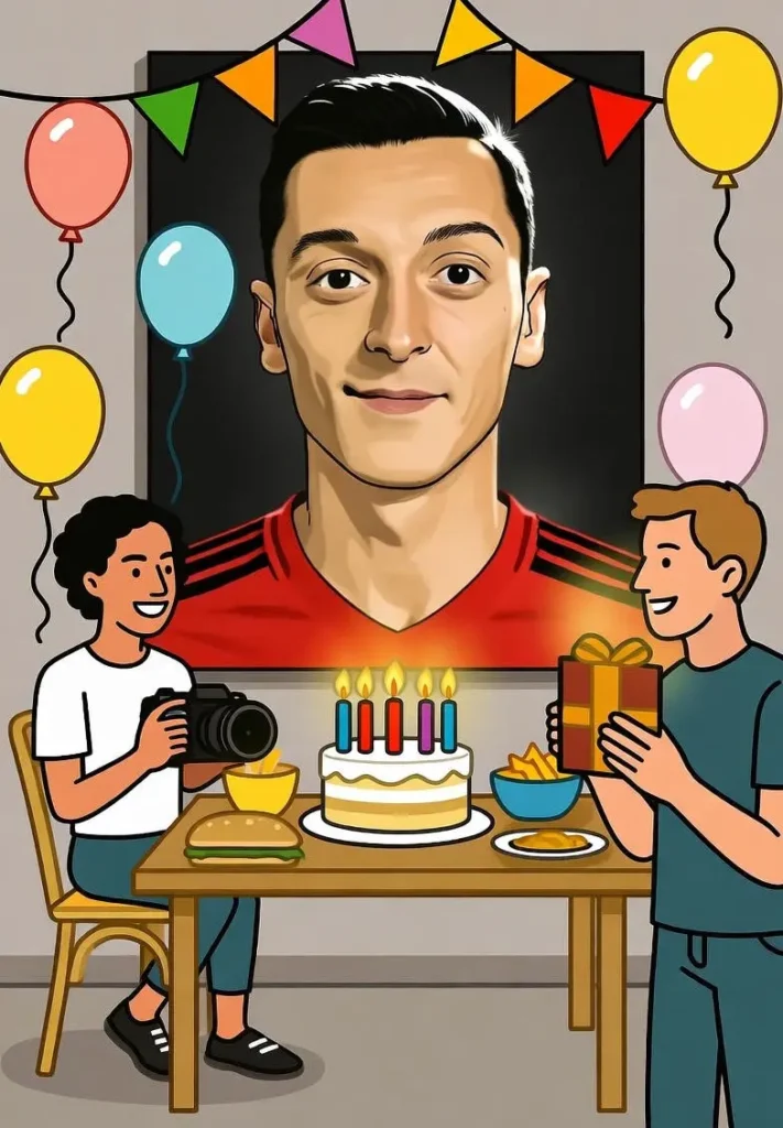 Arrange a Fan Party for Mesut Ozil