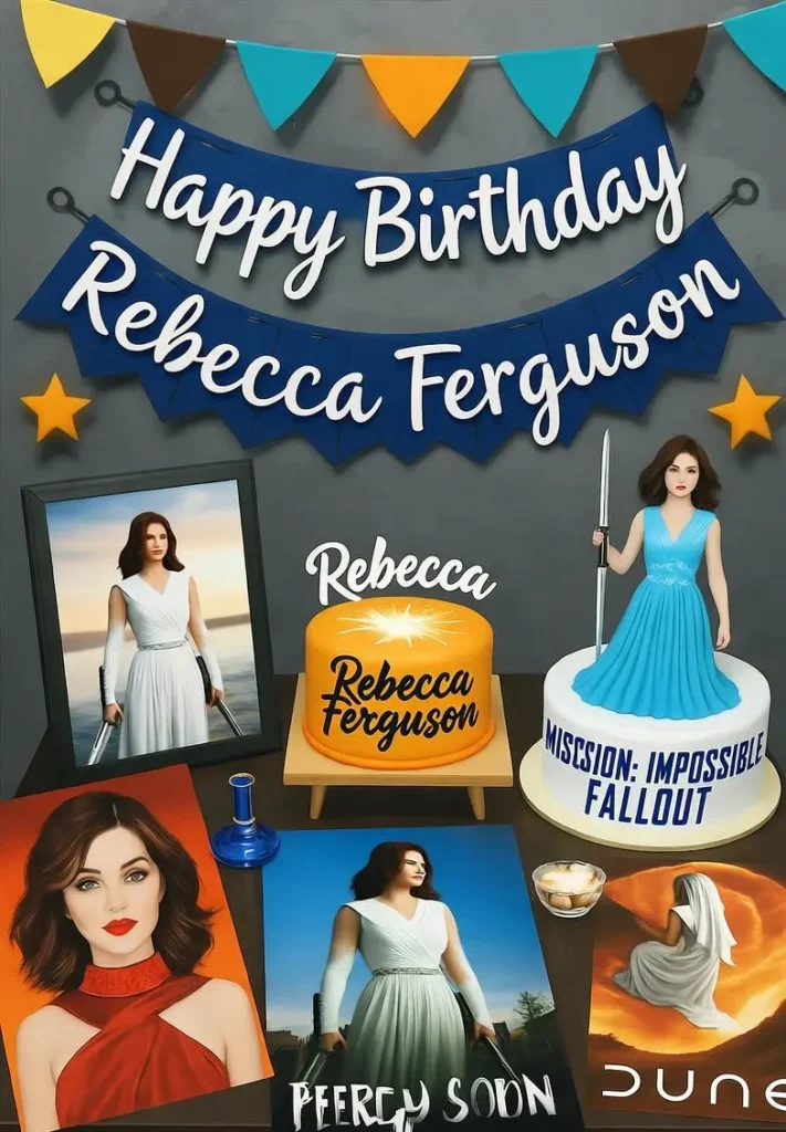 Arrange a Fan Party for Rebecca Ferguson