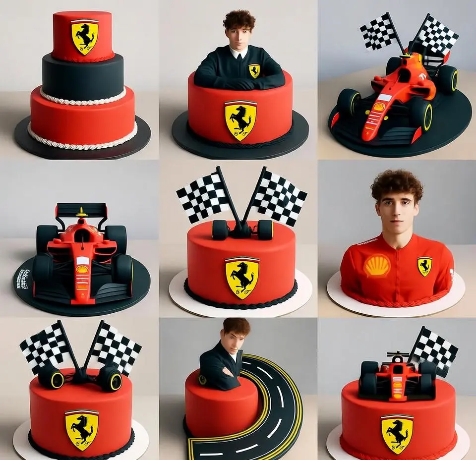 Birthday Cake Ideas for Charles Leclerc
