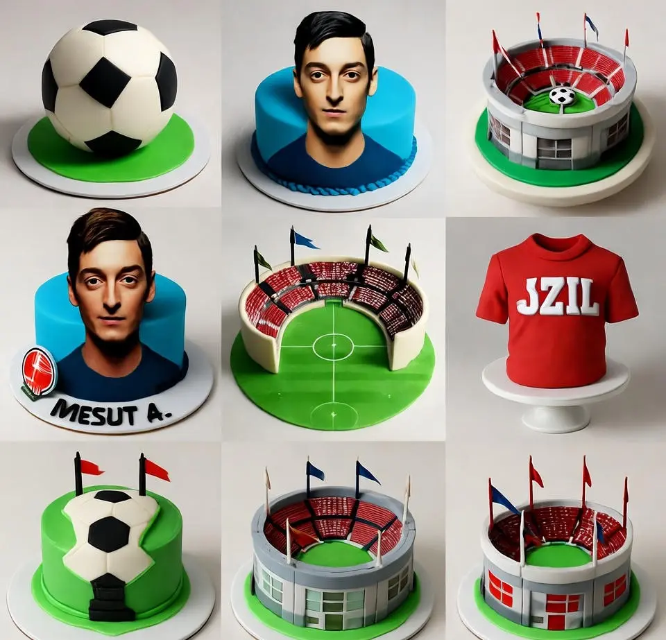 Birthday Cake Ideas for Mesut Ozil