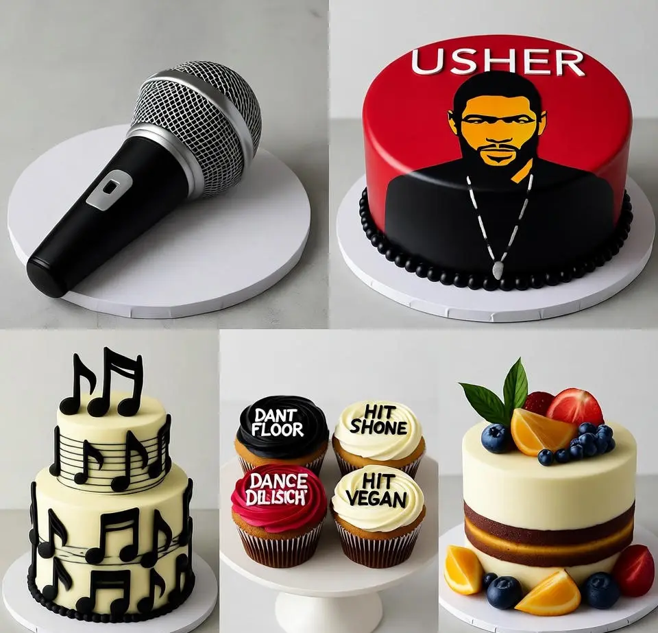 Birthday Cake Ideas for Usher
