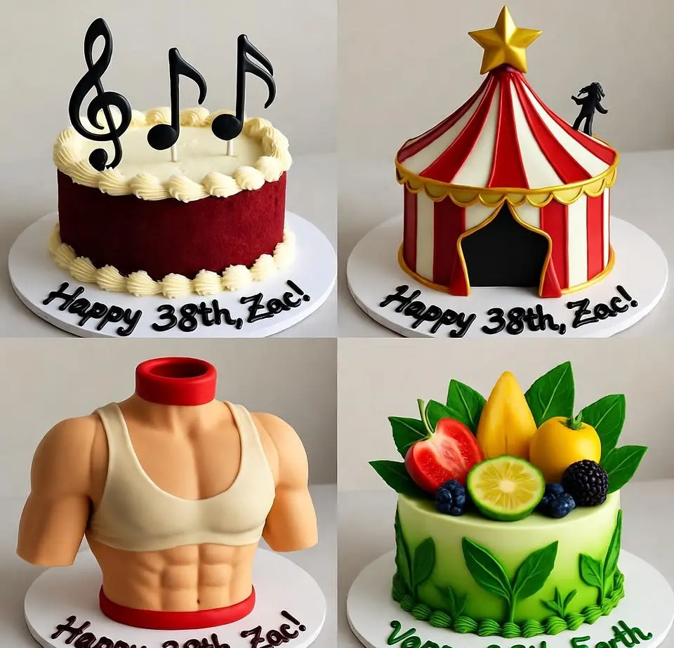 Birthday Cake Ideas for Zac Efron