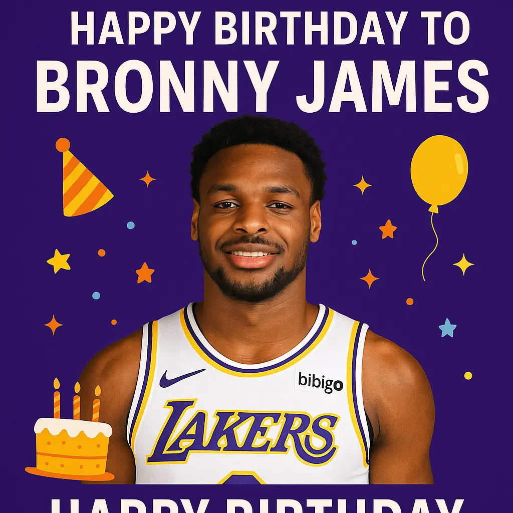 Birthday Wishes Messages for Bronny James